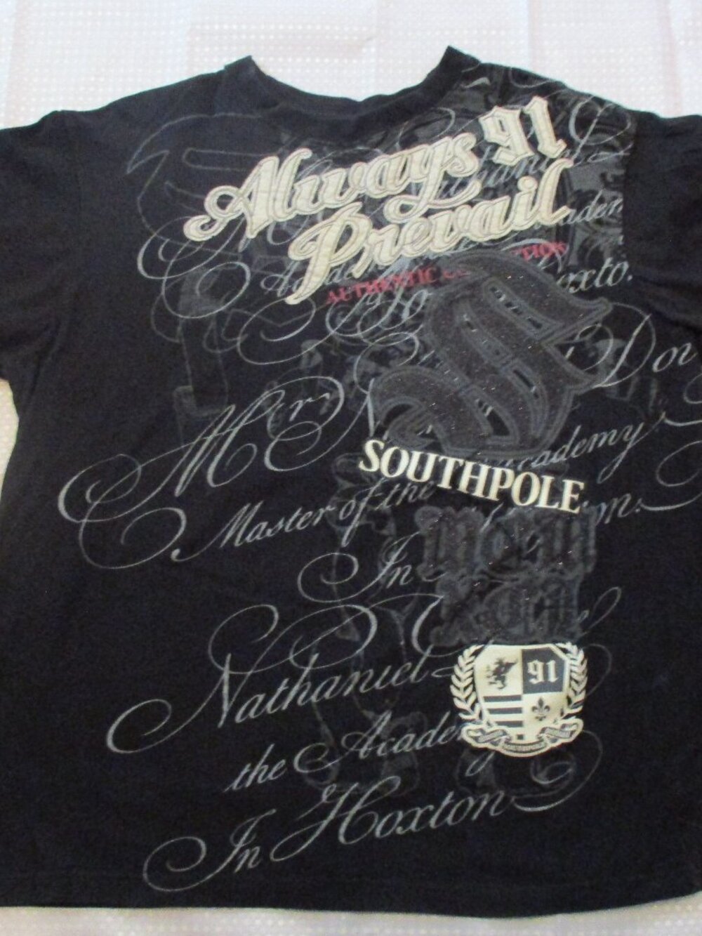 Vintage Southpole 91 Always Prevail Y2K Authentic Men's Graphic T-Shirt  Sz. XL